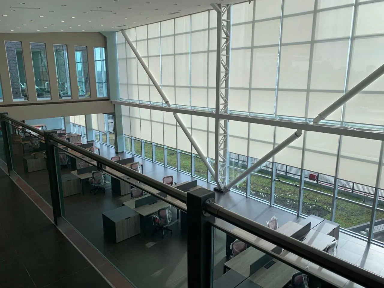 Oficinas con vista a espacio verde
